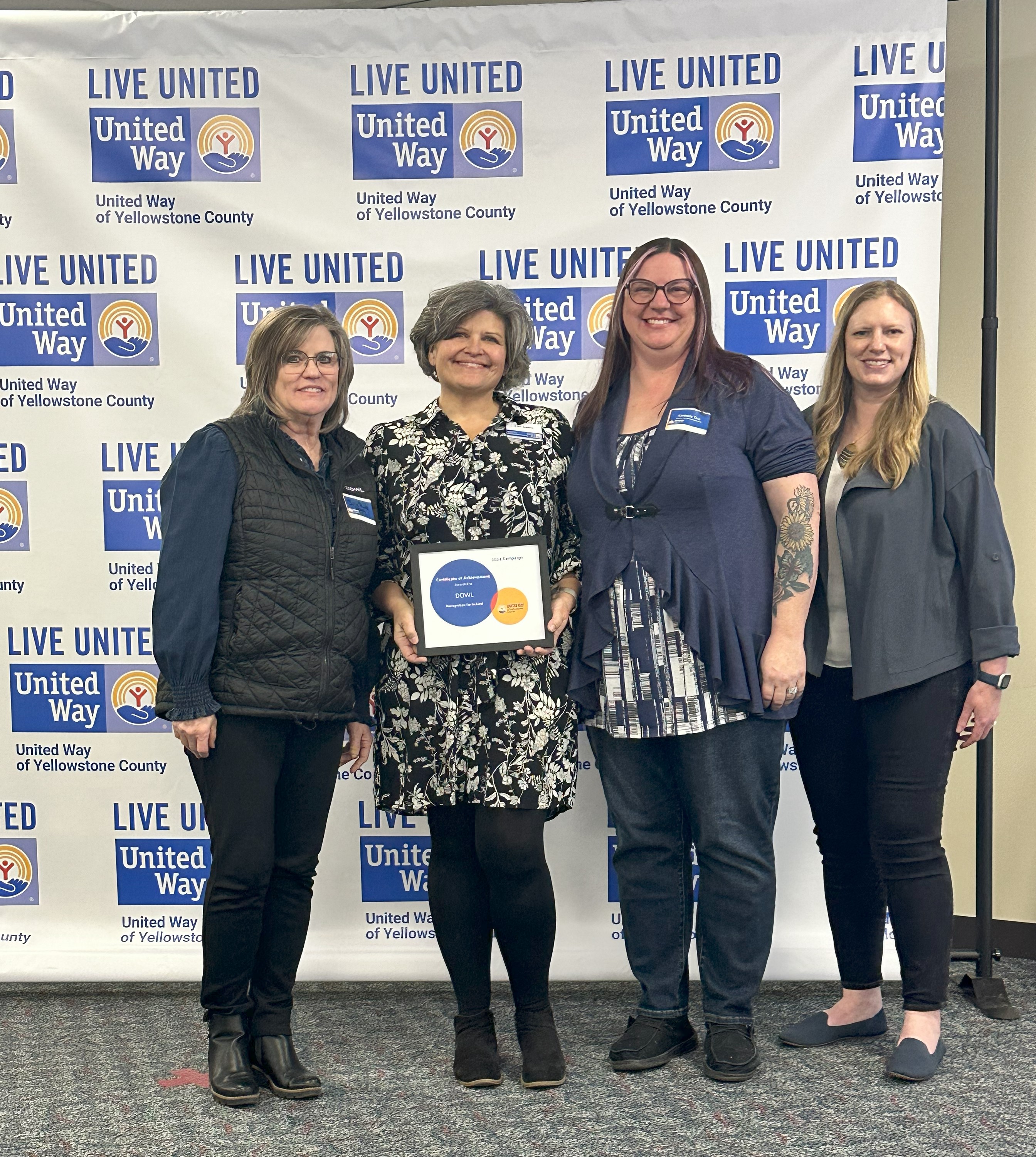 DOWL receives recognition for in-kind donations