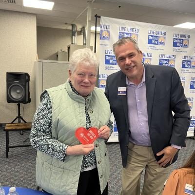 Jan Ross receives the Humble Hero Award