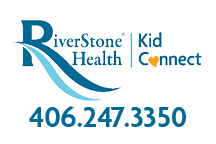 RiverStone Kid Conect logo with the phone number 406-247-3350