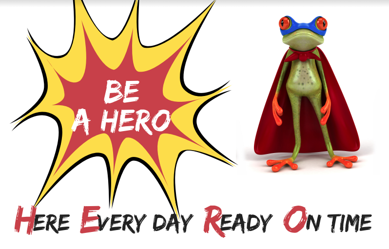 A frog dressed as a superhero