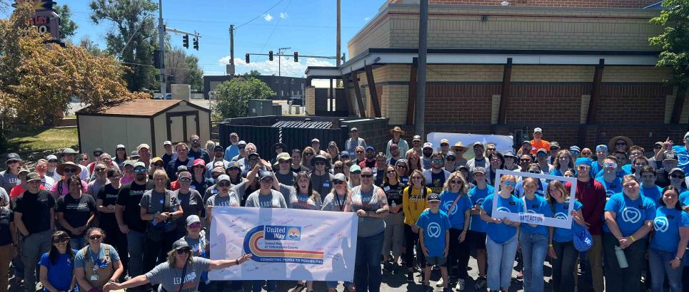 Volunteers at the 2024 Day of Action pose for a group photo