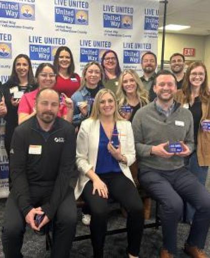 Campaign Champions pose for a photo